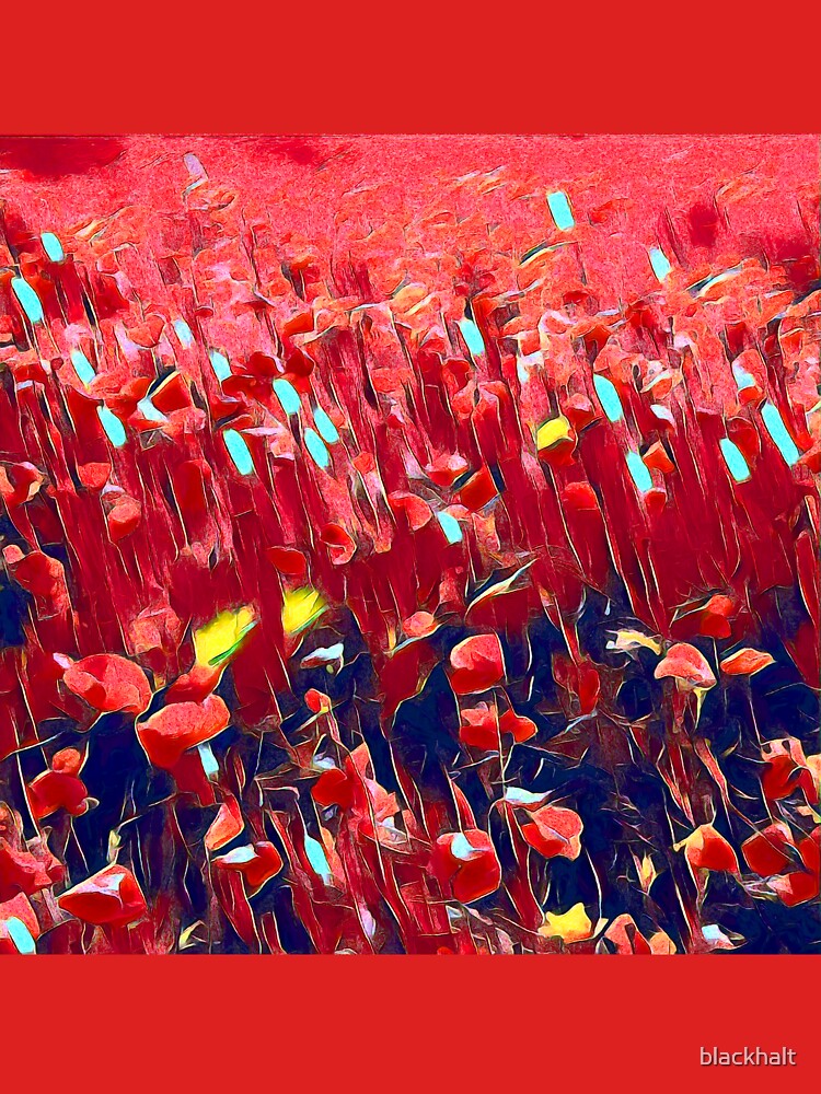 Magical poppy field by blackhalt