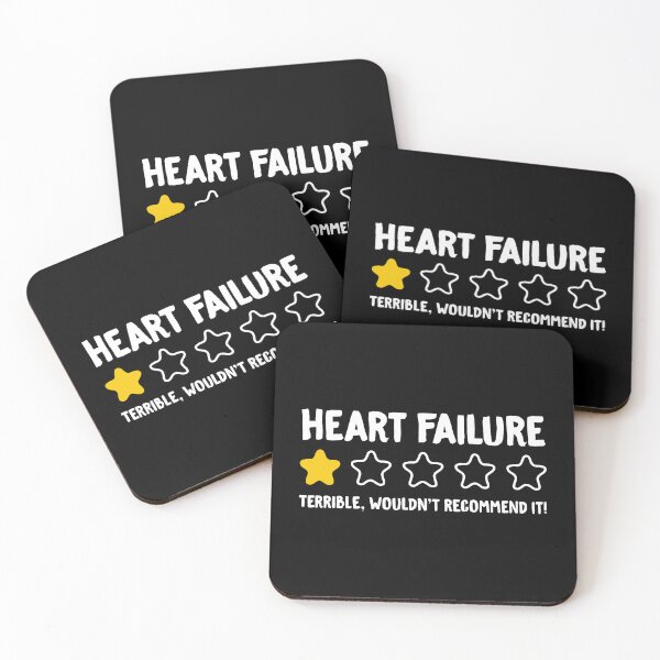 Item preview, Heart Failure Terrible Wouldn't Recommend It! - Funny Heart Failure awareness designed and sold by T-shirt For You.