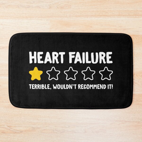 Item preview, Heart Failure Terrible Wouldn't Recommend It! - Funny Heart Failure awareness designed and sold by T-shirt For You.
