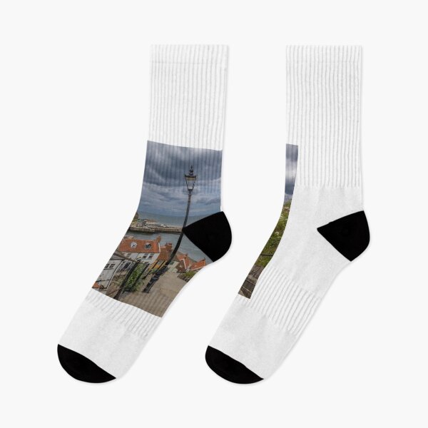 Item preview, Whitby And The View From The 199 Steps designed and sold by Incakola1.