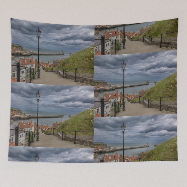 Item preview, Whitby And The View From The 199 Steps designed and sold by Incakola1.