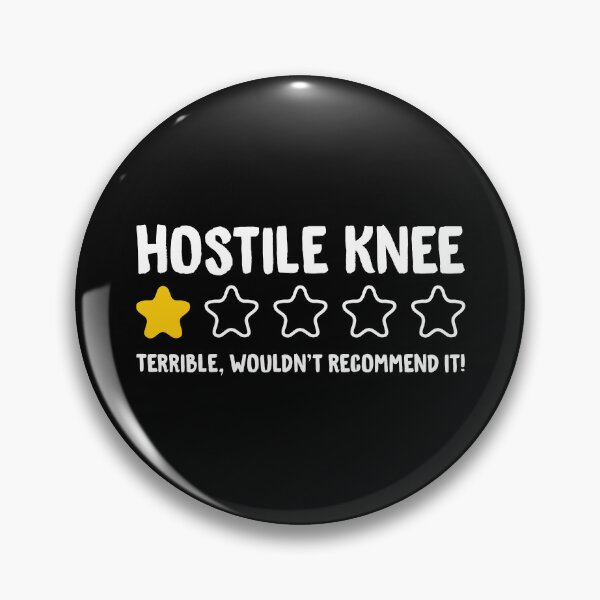 Item preview, Hostile Knee Terrible Wouldn't Recommend It! - Funny Arthroplasty Knee designed and sold by T-shirt For You.