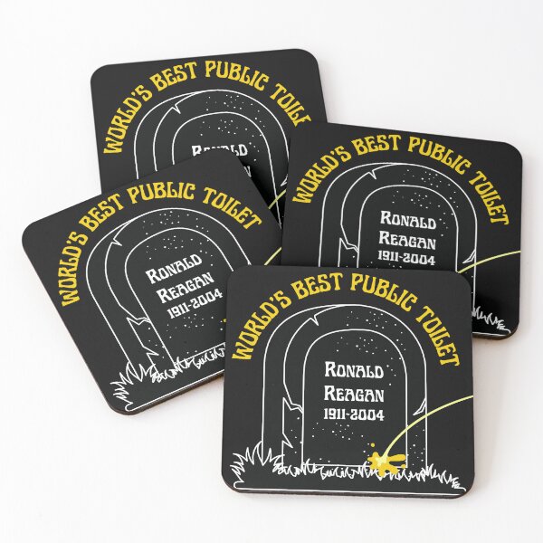 Item preview, World's Best Public Toilet: Ronald Reagan's Grave designed and sold by exlibrarian.