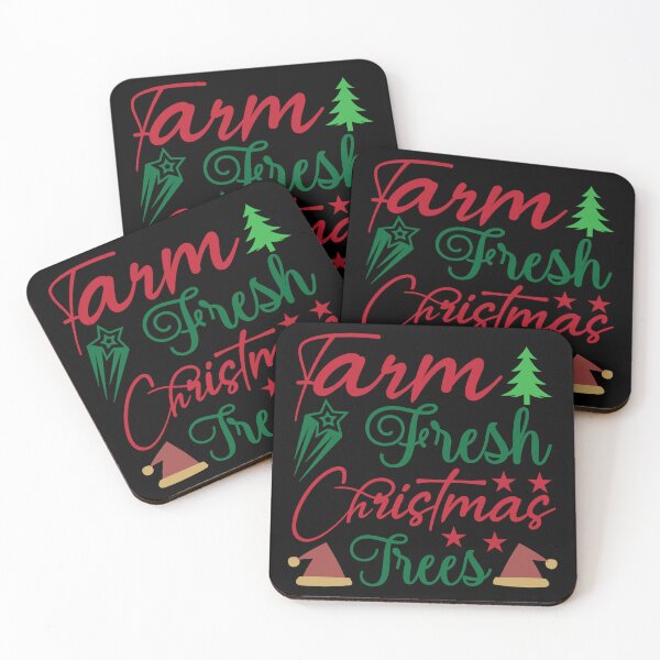 Aperçu de l'œuvre Arbres de Noël frais de la ferme Merveilleuse période de l'année Père Noël Joyeux Noël Joyeux cadeau Vêtements haut de gamme Vacances amusantes Noël créée et vendue par DesignByHeartUK.