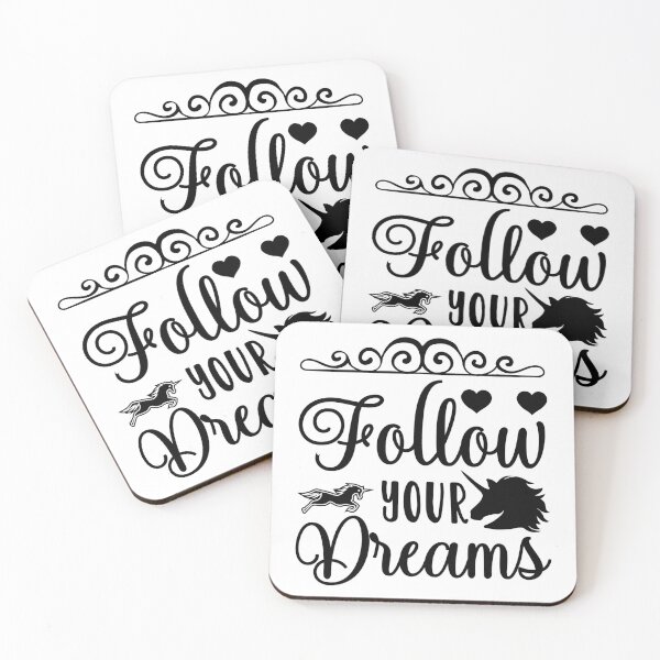 Item preview, Follow Your Dream Inspirational Motivational Quotes Saying Happy Life Apparel Essential Motivation Inspiration Joy Mood designed and sold by DesignByHeartUK.