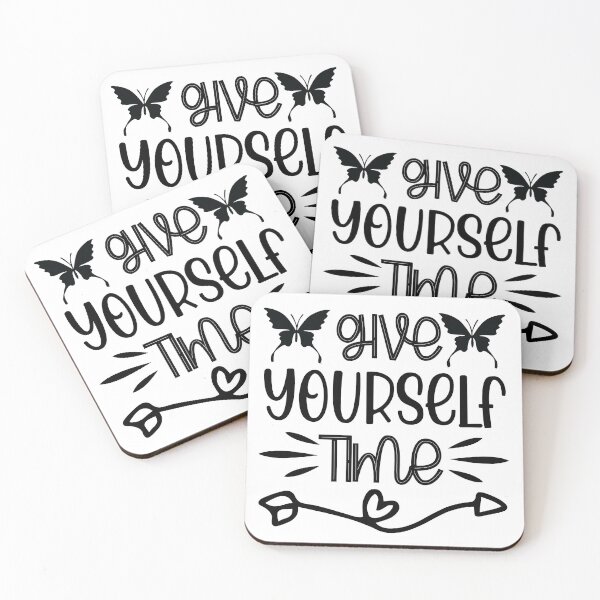 Item preview, Give Yourself Time Inspirational Motivational Quotes Saying Happy Life Apparel Essential Motivation Inspiration Joy Mood designed and sold by DesignByHeartUK.