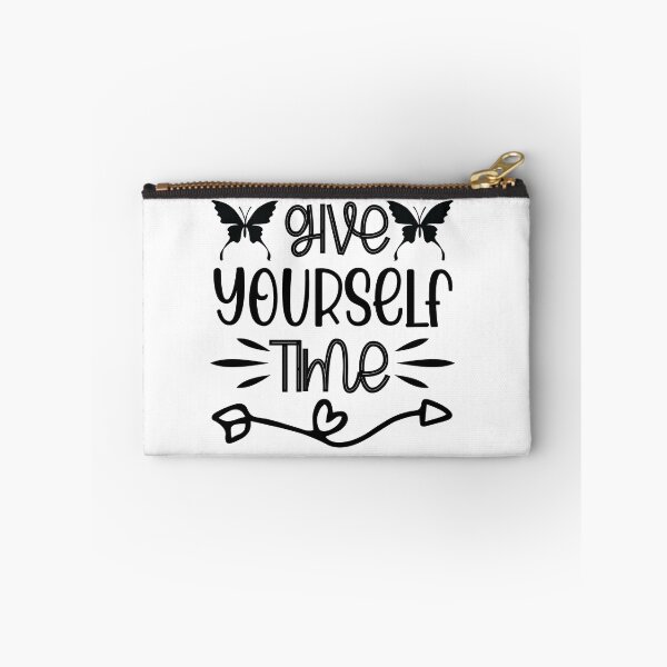 Item preview, Give Yourself Time Inspirational Motivational Quotes Saying Happy Life Apparel Essential Motivation Inspiration Joy Mood designed and sold by DesignByHeartUK.