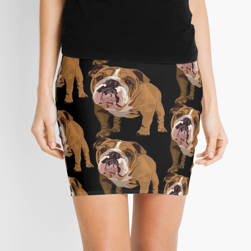 Bulldog Mini Skirt