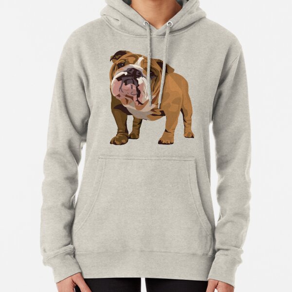 Bulldog Pullover Hoodie
