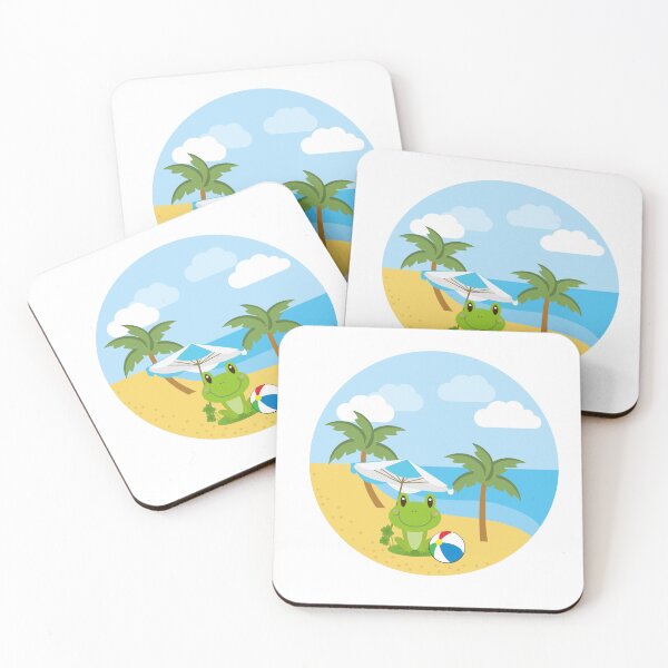 Item preview, frog at the beach designed and sold by Donya-Adel.