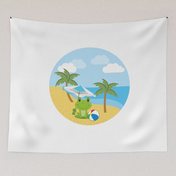 Item preview, frog at the beach designed and sold by Donya-Adel.