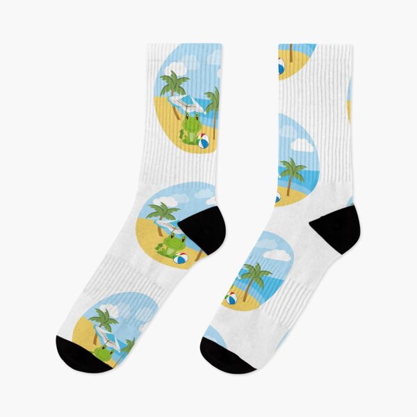 Item preview, frog at the beach designed and sold by Donya-Adel.