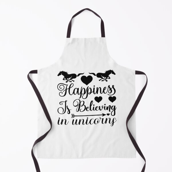 Item preview, Happiness Is Believing In Unicorns Fun Summer Unicorn Pony Funny Love Valentine Summer Gift Art Design Happy Life Apparel Essential Motivation Inspiration Joy Mood designed and sold by DesignByHeartUK.