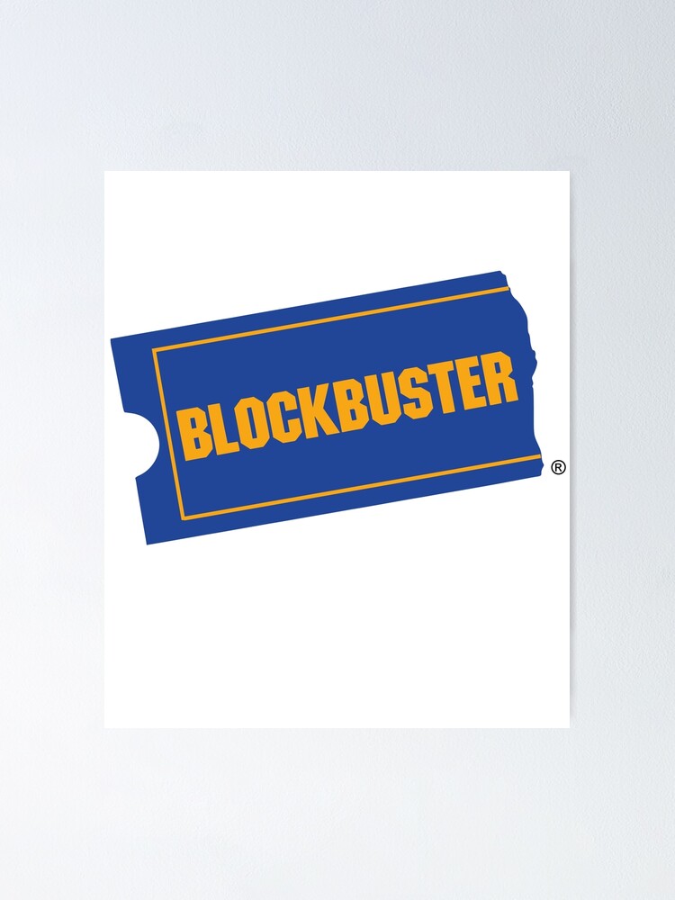 "Blockbuster" Poster for Sale by Madstyle Redbubble