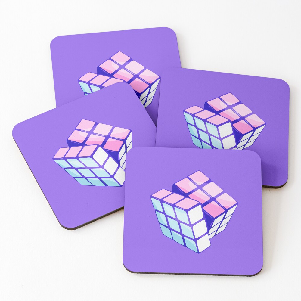 Impression rigide for Sale avec l'œuvre « Cool Math Rubik Rubix Rubics  Player Cube Amoureux des mathématiques » de l'artiste ArcanWilkinson