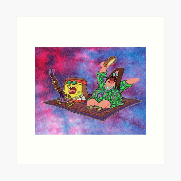 SPIRITUAL SPONGEBOB Art Print