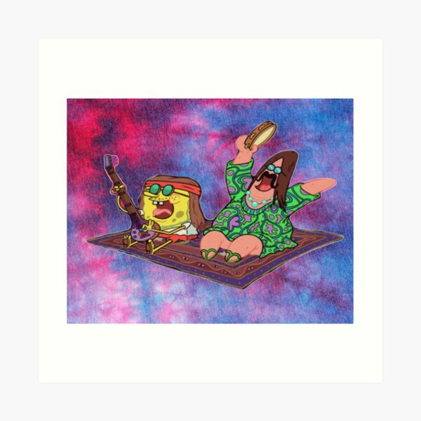 SPIRITUAL SPONGEBOB Art Print