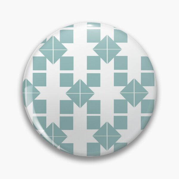 Item preview, Seafoam and White Star Tiles designed and sold by BeJolley.