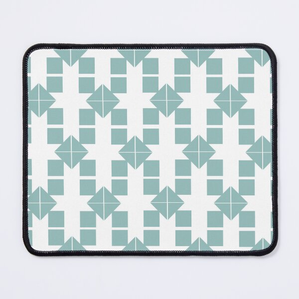 Item preview, Seafoam and White Star Tiles designed and sold by BeJolley.