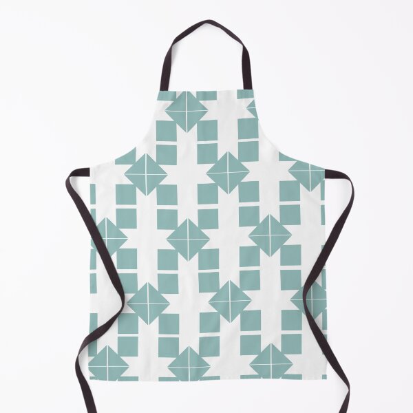 Item preview, Seafoam and White Star Tiles designed and sold by BeJolley.