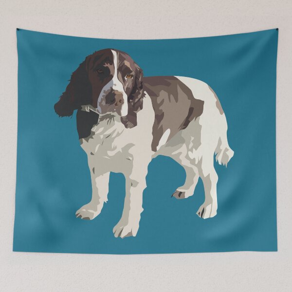 Item preview, Springer spaniel designed and sold by Anne Cakebread.