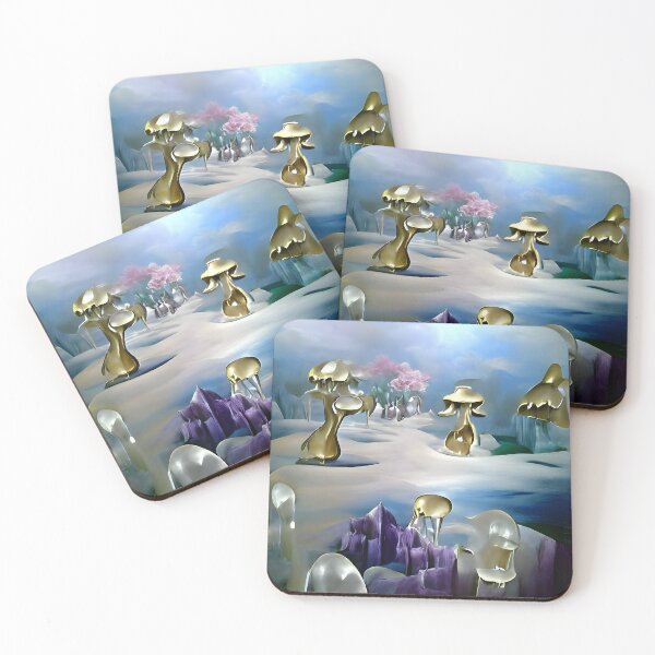 Item preview, Surreal Alien Mushroom Landsape designed and sold by andrea262.