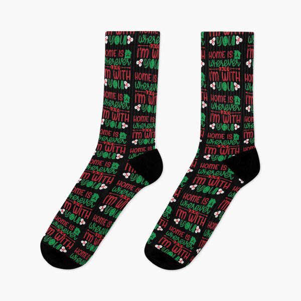 Item preview, Home is wherever I am with You Time of the Year Santa Merry Christmas Happy Gift Premium Apparel Funny Holiday Xmas designed and sold by DesignByHeartUK.