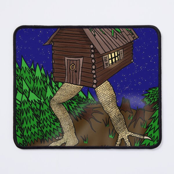 Item preview, Baba Yaga Cartoon House designed and sold by monsterbasket.