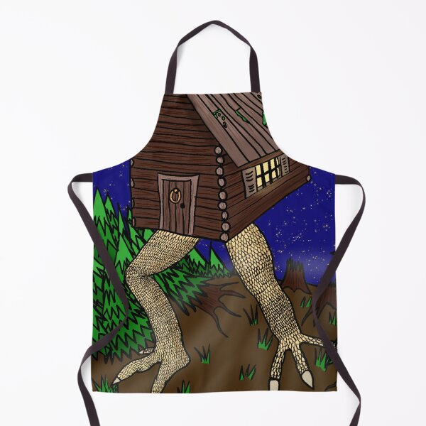 Item preview, Baba Yaga Cartoon House designed and sold by monsterbasket.