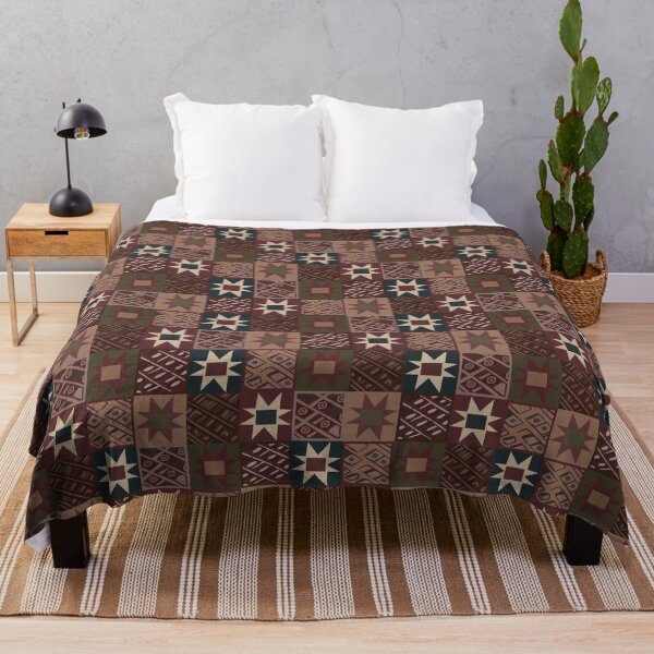 Item preview, Antique Peruvian Inca Patchwork Quilt designed and sold by katrinaroman.