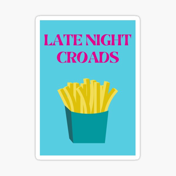 Item preview, Late Night Croads designed and sold by graphicsbycasss.