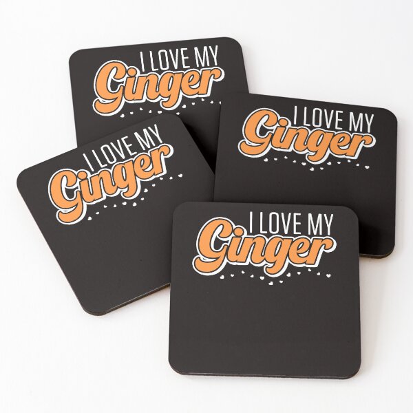 Item preview, Love My Ginger Girl Boyfriend Girlfriend Redhead Red Haired designed and sold by TomGiantDesigns.