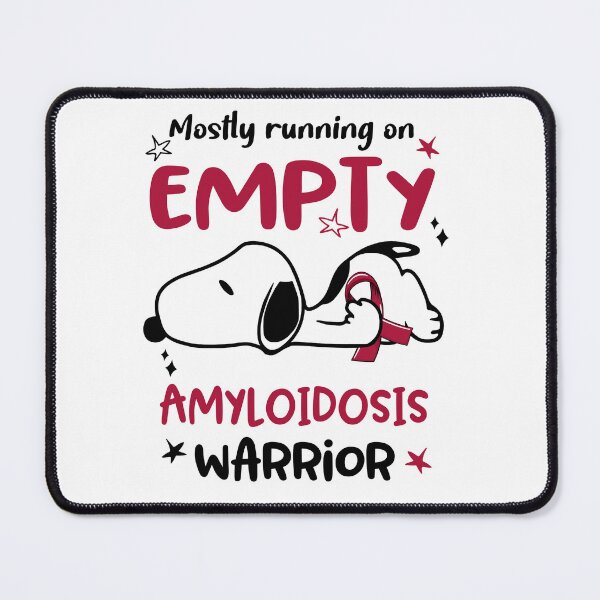 Item preview, Mostly Running on Empty Amyloidosis Warrior designed and sold by Wlsnpeggy.