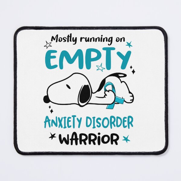 Item preview, Mostly Running on Empty Anxiety Disorder Warrior designed and sold by Wlsnpeggy.
