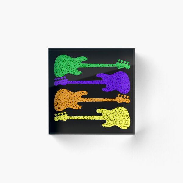 Item preview, Cool Bass Guitars Made of Music Notes designed and sold by PS100Art.