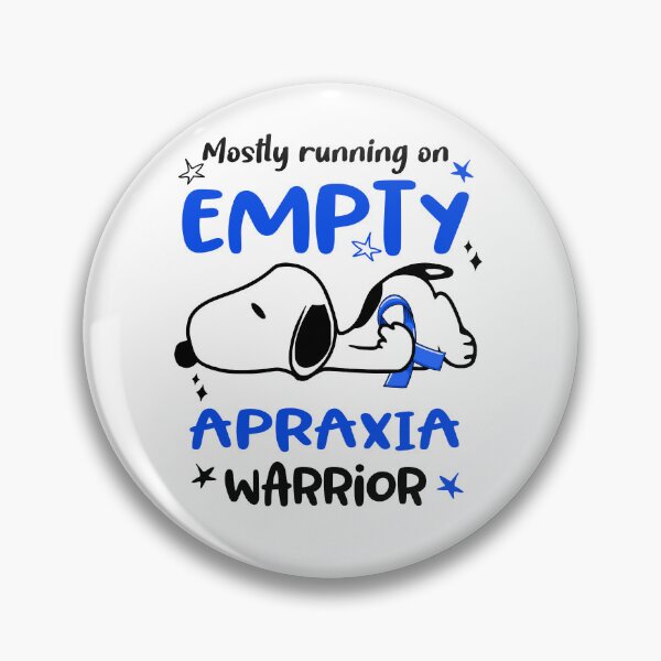 Item preview, Mostly Running on Empty Apraxia Warrior designed and sold by Wlsnpeggy.
