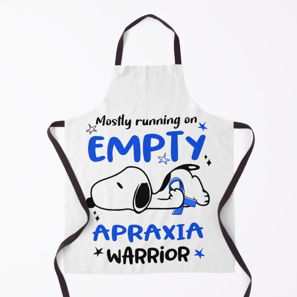 Item preview, Mostly Running on Empty Apraxia Warrior designed and sold by Wlsnpeggy.