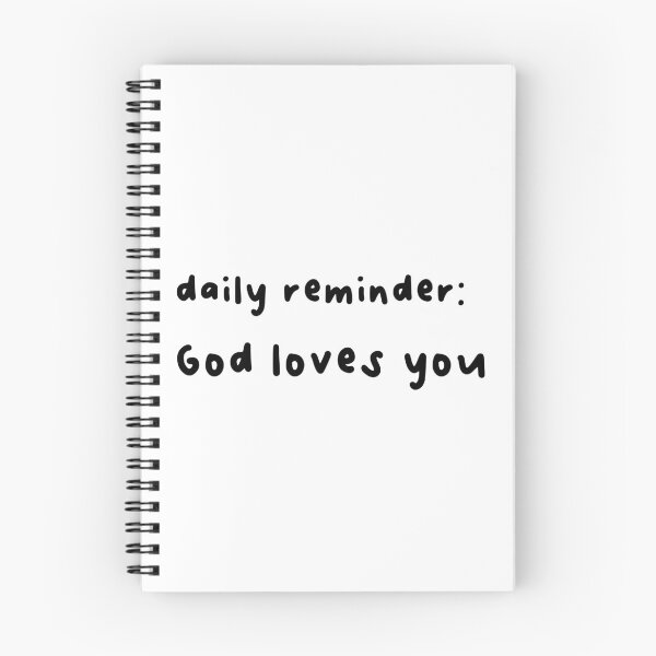 Item preview, daily reminder: God loves you designed and sold by AmeliasArtistry.
