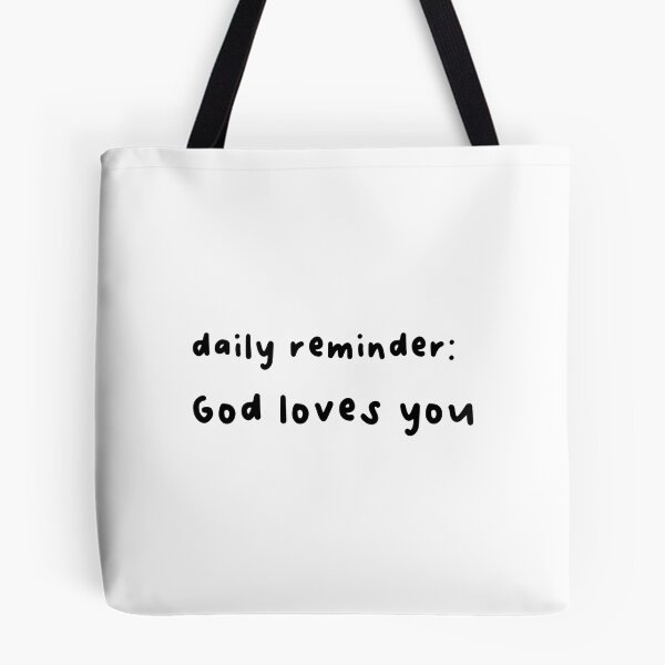 Item preview, daily reminder: God loves you designed and sold by AmeliasArtistry.