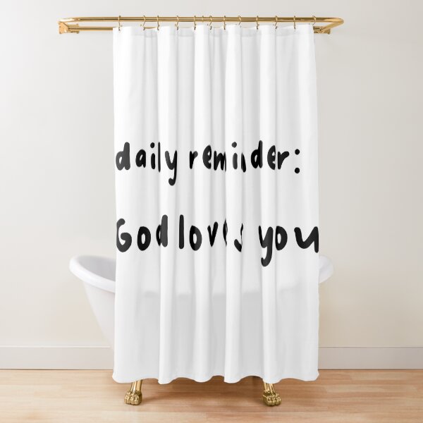Item preview, daily reminder: God loves you designed and sold by AmeliasArtistry.