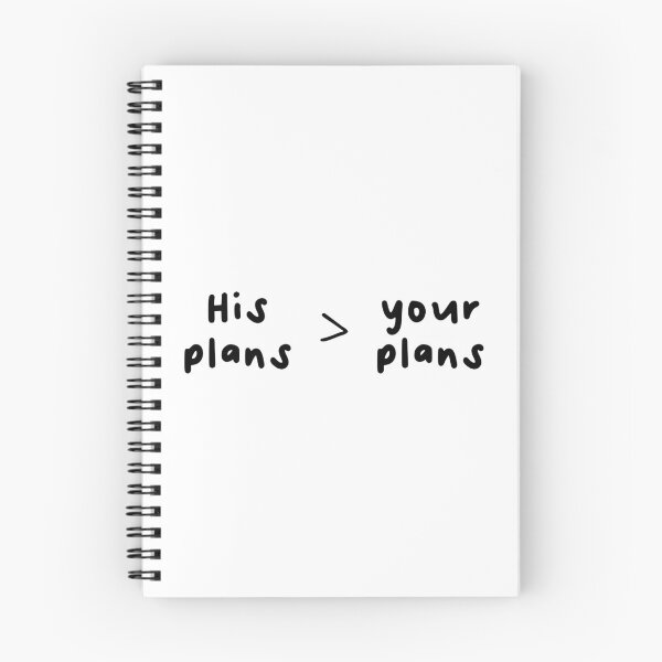 Item preview, His plans>your plans designed and sold by AmeliasArtistry.