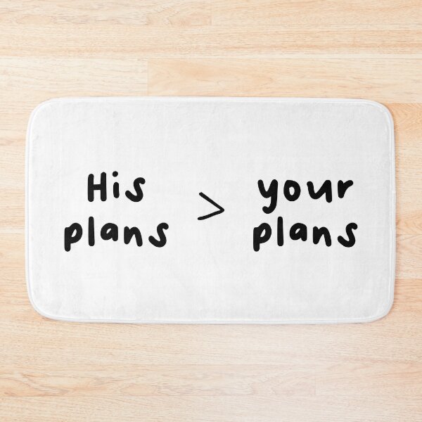 Item preview, His plans>your plans designed and sold by AmeliasArtistry.