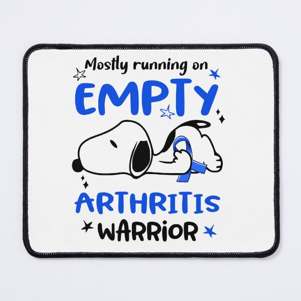 Item preview, Mostly Running on Empty Arthritis Warrior designed and sold by Wlsnpeggy.