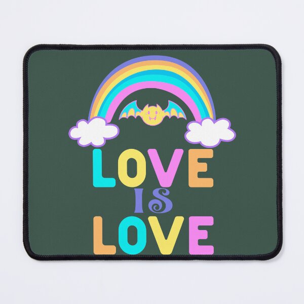 Item preview, Love is Love, Rainbow Bat designed and sold by Constant Readers.