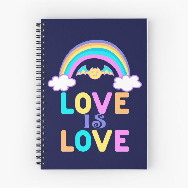 Item preview, Love is Love, Rainbow Bat designed and sold by Constant Readers.