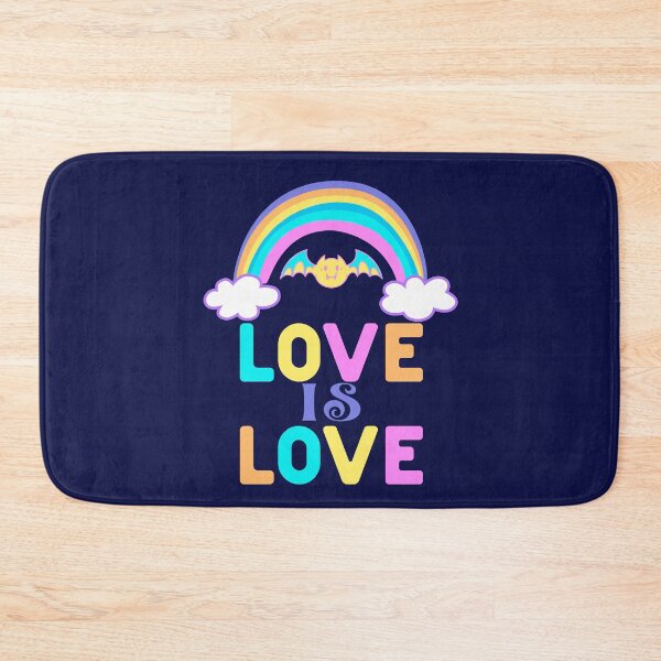 Item preview, Love is Love, Rainbow Bat designed and sold by Constant Readers.