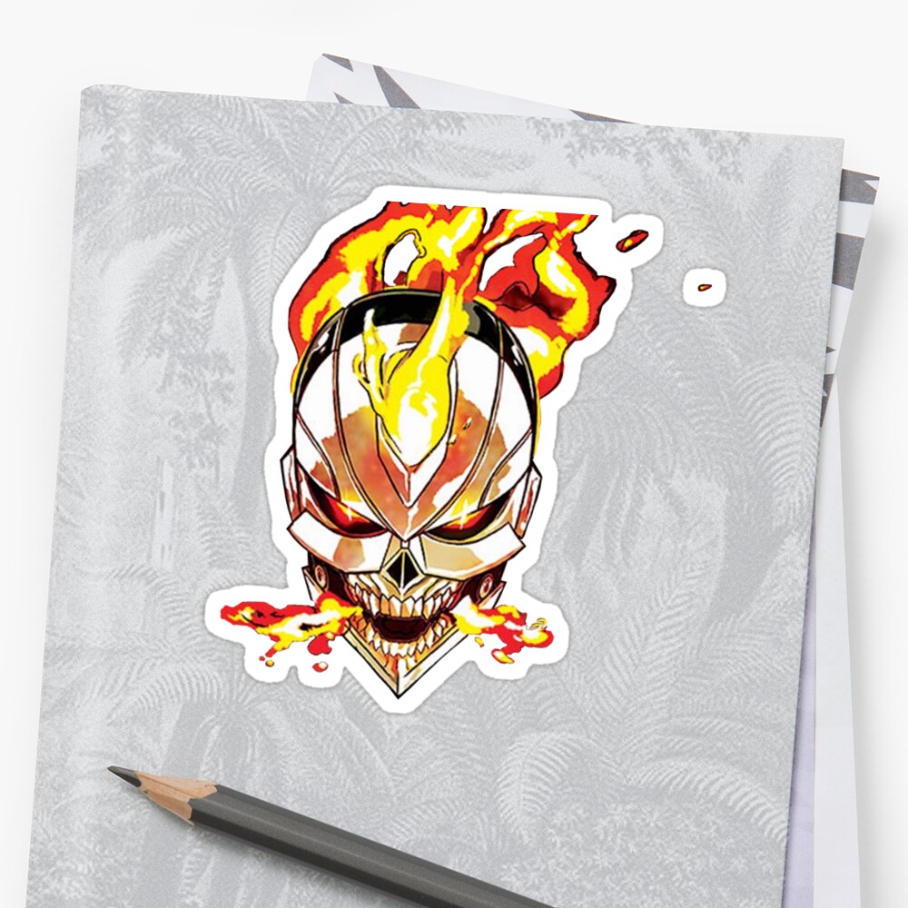 Robbie Reyes Ghost Rider Stickers By Toplit Redbubble