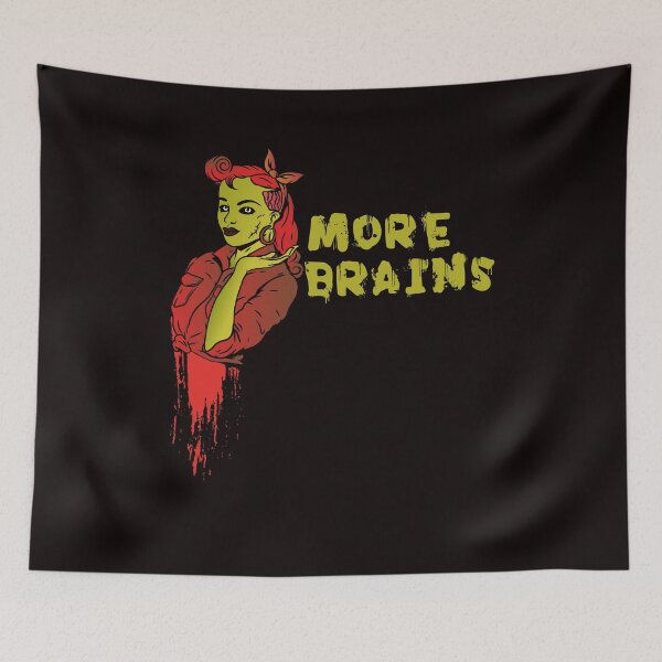 Item preview, Redhead Girl More Brains Red Haired Orange Hair Ginger Irish designed and sold by TomGiantDesigns.