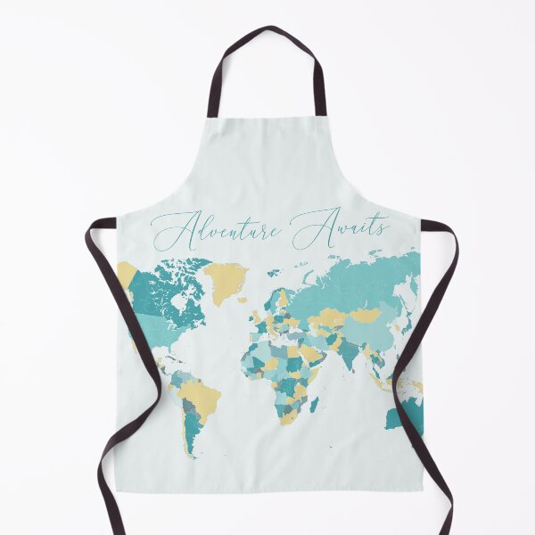 Item preview, Adventure Awaits World Map designed and sold by UrbanEpiphany.
