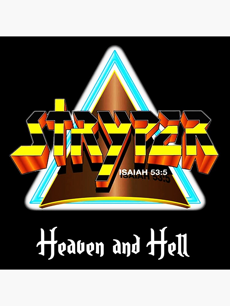 "aheupote art stryper Heaven And Hell" Poster for Sale by tamprewer